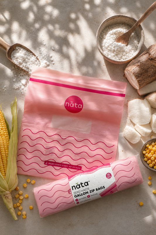 Nata Zero Waste Gallon Zip Bags