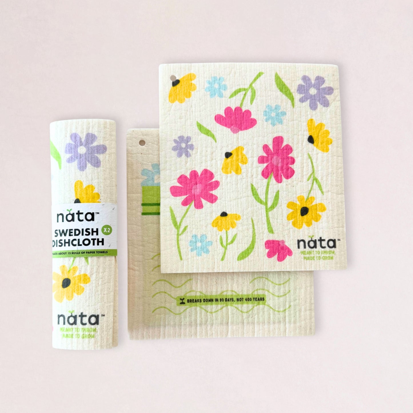 Nata Swedish Dish Cloths (Pack of 2)