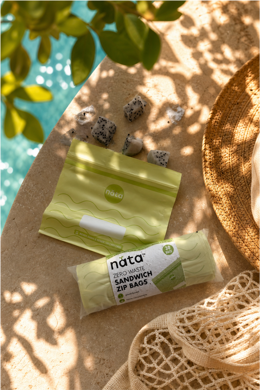 Nata Zero Waste Sandwich Zip Bags