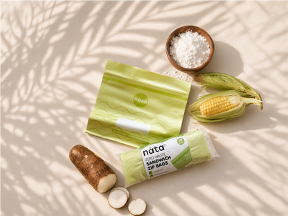 Nata Zero Waste Sandwich Zip Bags