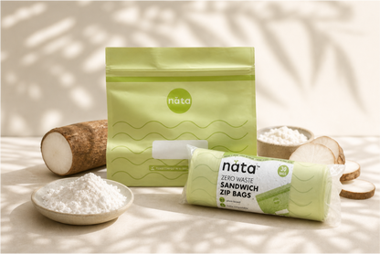 Nata Zero Waste Sandwich Zip Bags