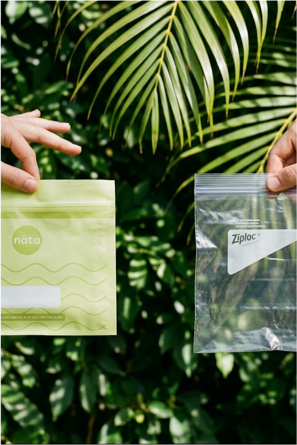 Nata Zero Waste Sandwich Zip Bags
